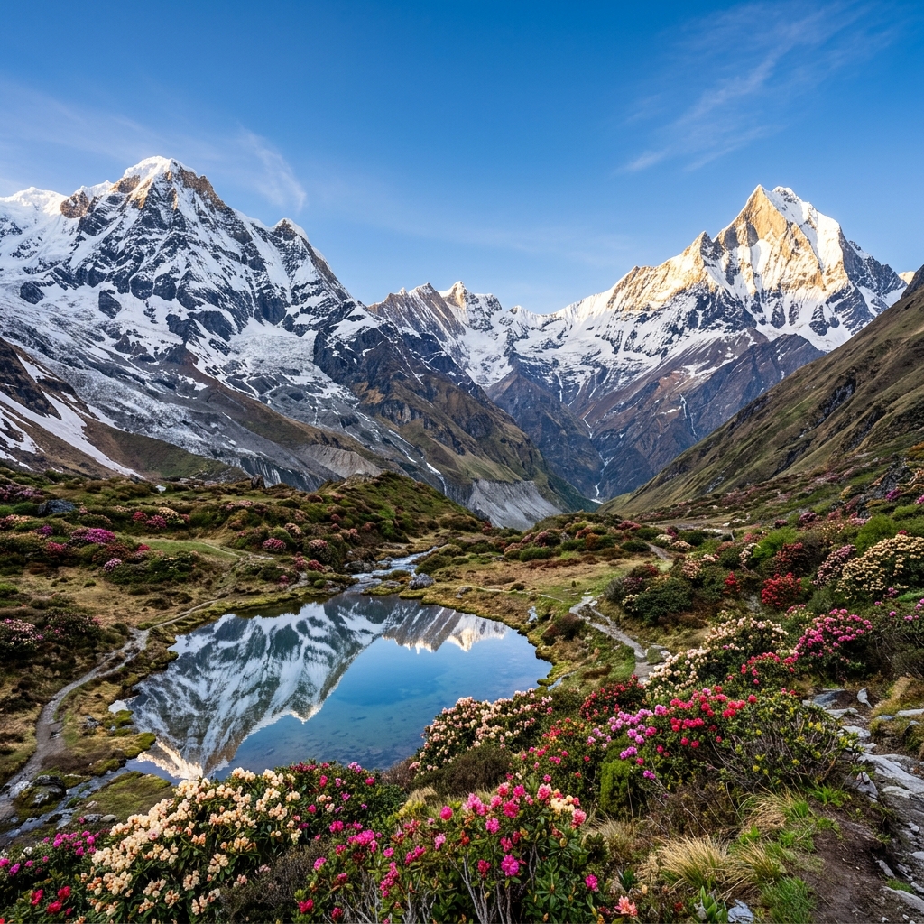 Annapurna Base Camp sanctuary amphitheater